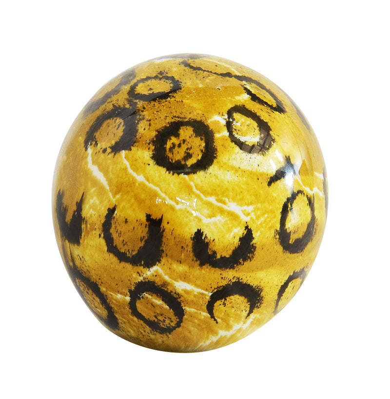 Paperweight ball leopard