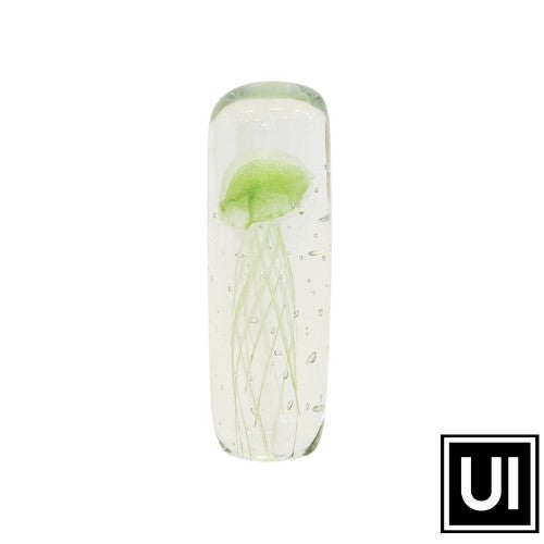 Paperweight jellyfish cylinder mint 18cm unique interiors lifestyle 