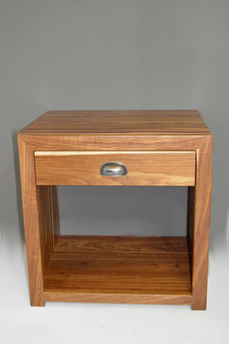 Unique Interiors Lifestyle Kiaat Classic Bedside Table with drawer