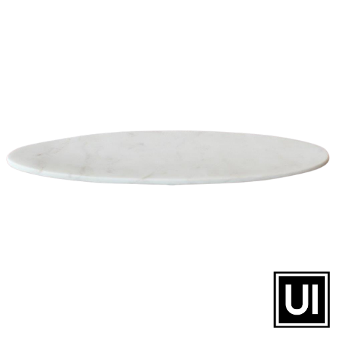 Marble thin oval board