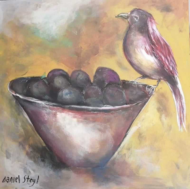 Bird and Figs 400 x 400mm