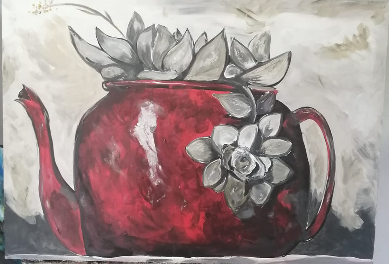 Red Kettle 600 x 420 mm