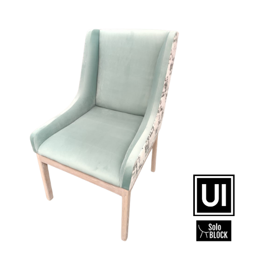 Solo block Lincon Upholstered Chair Large Aswood