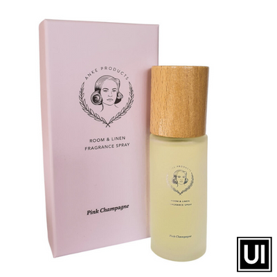 Anke Pink Champagne Room and Linen sprays 100ml - Unique Interiors